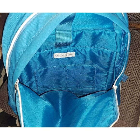TURQUOISE LACOSTE BACKPACK - Picture 4 of 7